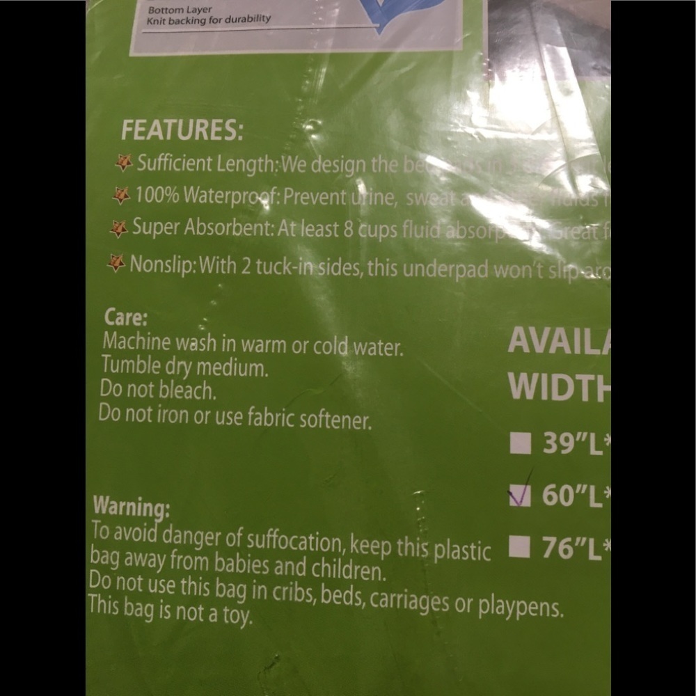 JUSSYOS Reusable Bed Pad p1. - Picture 10 of 16